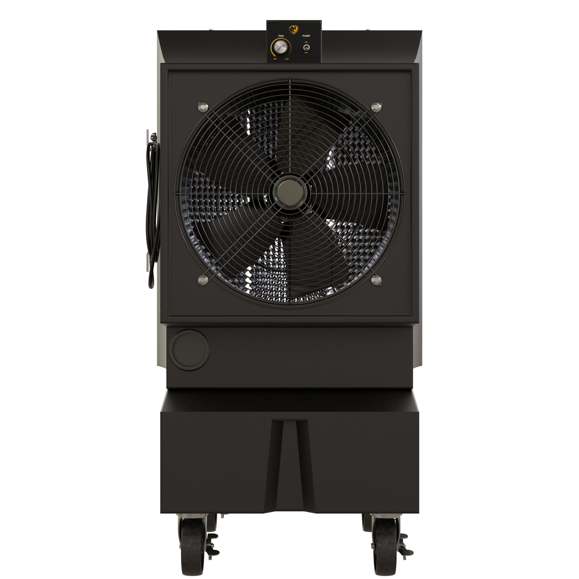 CoolSpace, Big Ass Fans Cool-Space 300 Evaporative Cooler, Fan Diameter 18 in, Air Delivery 2800 cfm, Model# E-300-1801
